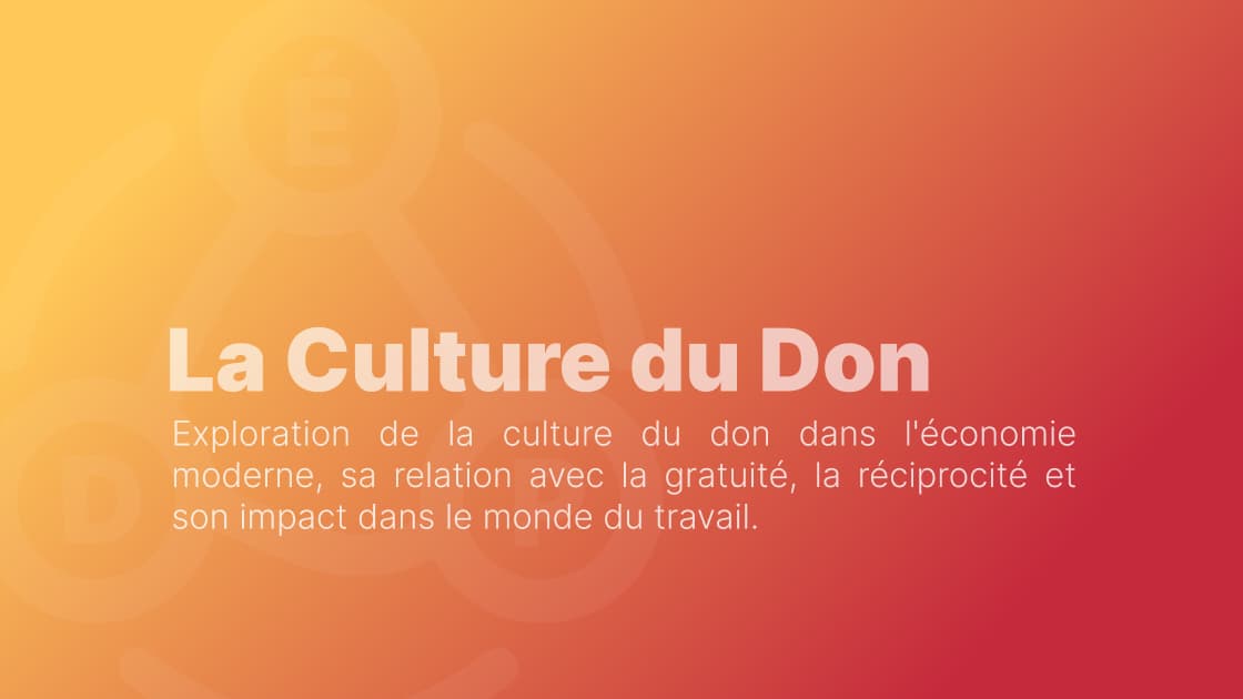 Cover Image for La culture du Don